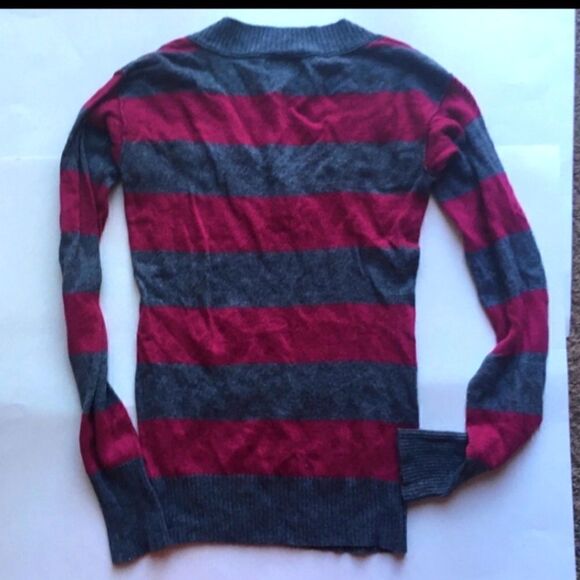 Mossimo Striped V Neck Sweater - Picture 2 of 8